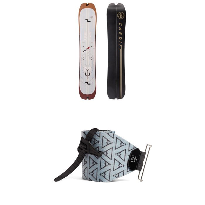Cardiff Crane Enduro Splitboard + MILLER MOTOCAR x Pomoca Pro Glide Splitboard Skins 2025