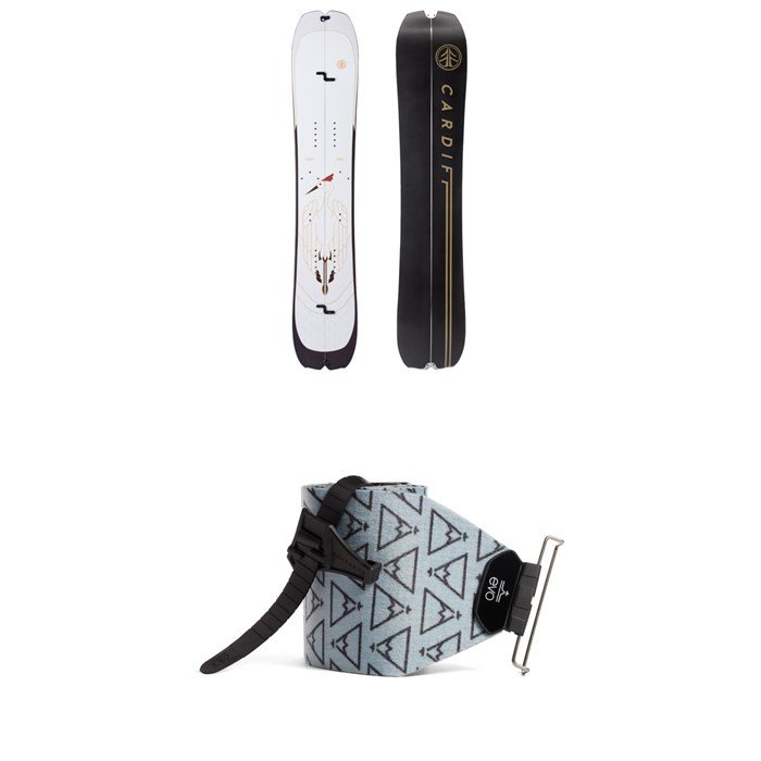 Cardiff Crane Pro Carbon Splitboard + MILLER MOTOCAR x Pomoca Pro Glide Splitboard Skins 2025