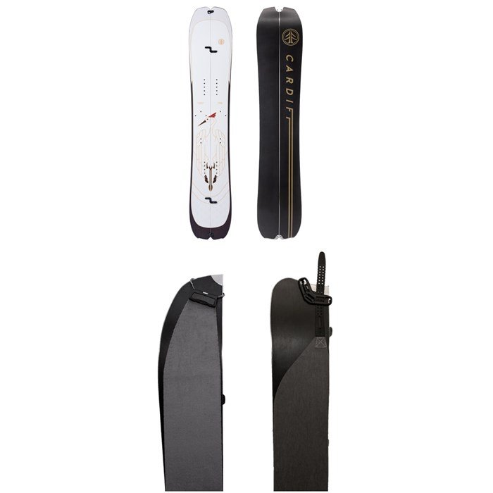 Cardiff Crane Pro Carbon Splitboard + Karakoram Smart Skins 2025