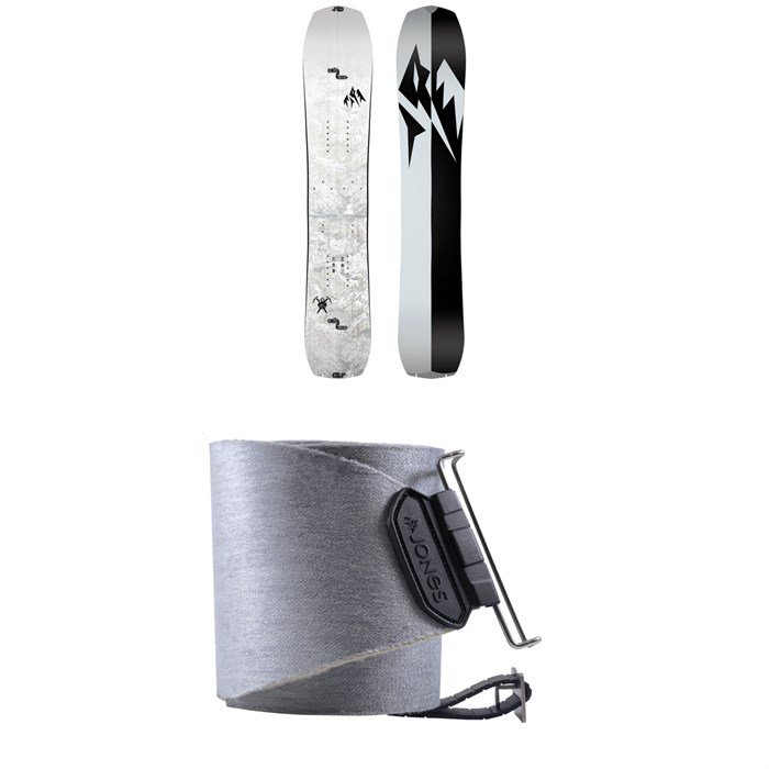 Jones Solution Splitboard + Nomad Quick Tension Tail Clip Splitboard Skins 2025