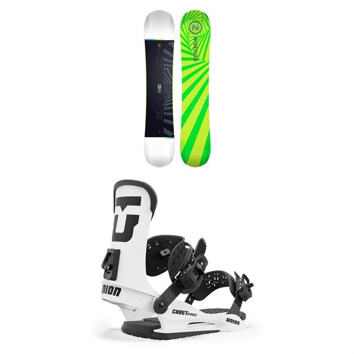 Nidecker Micron Merc Snowboard + Union Cadet Pro Snowboard Bindings - Kids' 2025